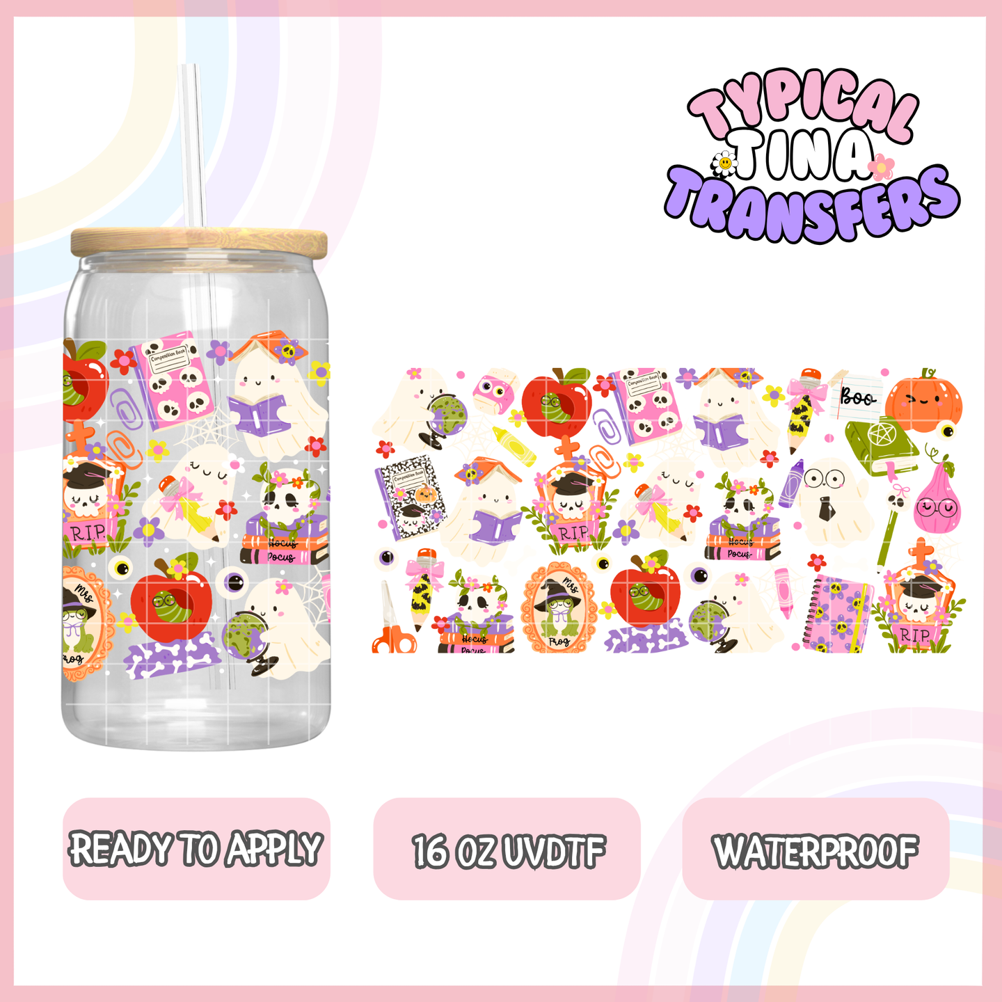 UVDTF #8630 | 16oz UVDTF Wrap | POD